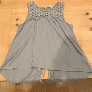 Others Follow Open-Back Sunflower Blouse